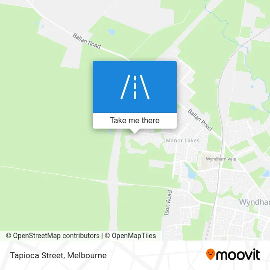 Mapa Tapioca Street
