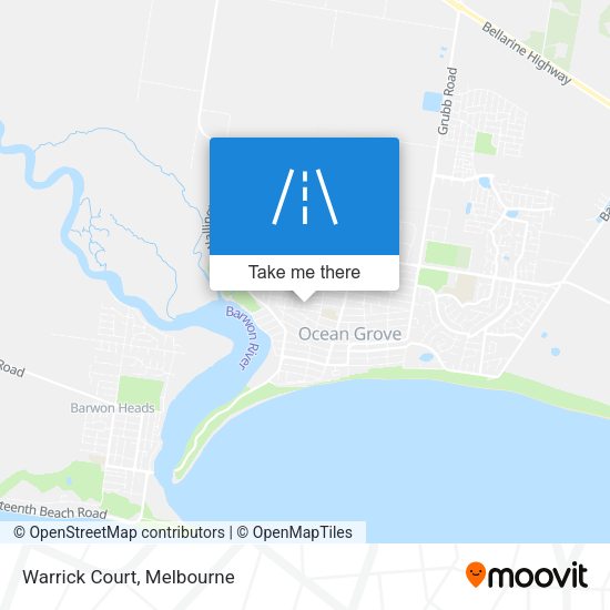 Warrick Court map