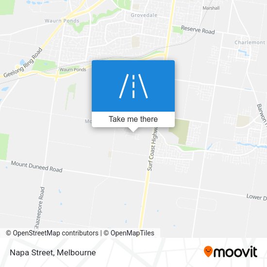 Napa Street map