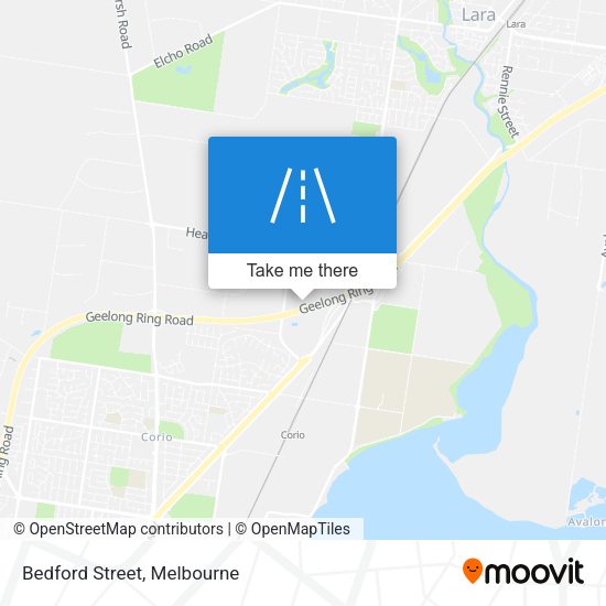 Bedford Street map