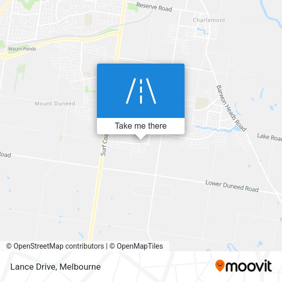 Lance Drive map