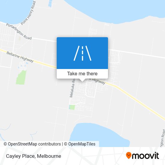 Cayley Place map