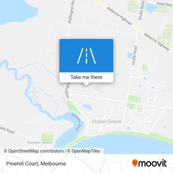 Pinehill Court map