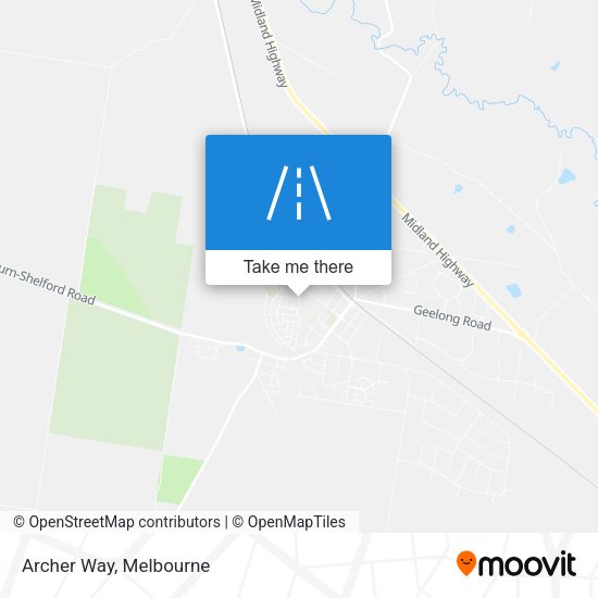 Archer Way map