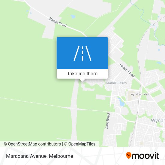 Maracana Avenue map