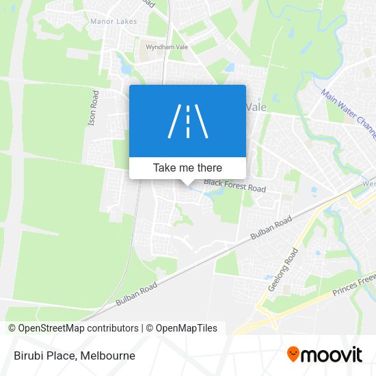 Birubi Place map