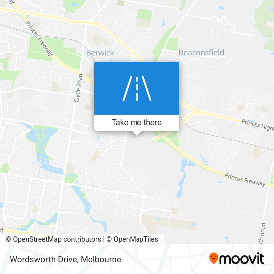 Wordsworth Drive map