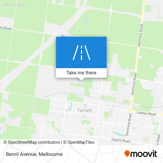 Benril Avenue map