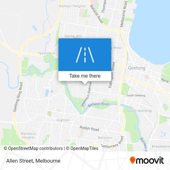 Allen Street map