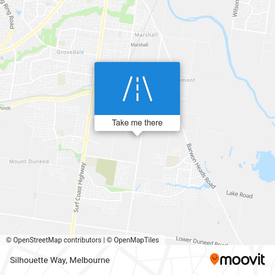 Silhouette Way map