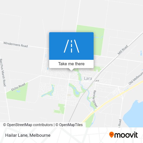 Hailar Lane map