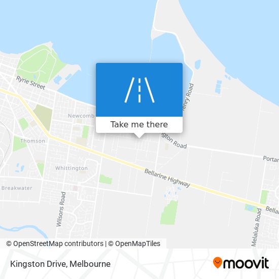 Kingston Drive map