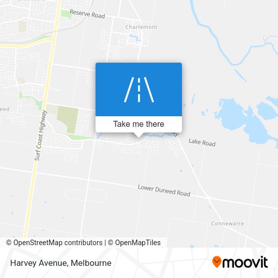 Harvey Avenue map