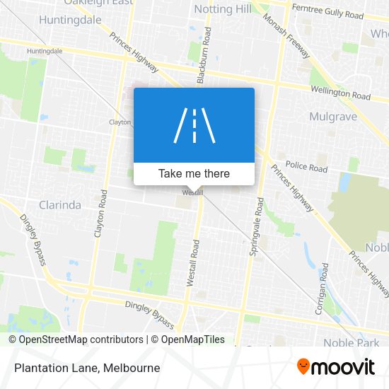 Plantation Lane map