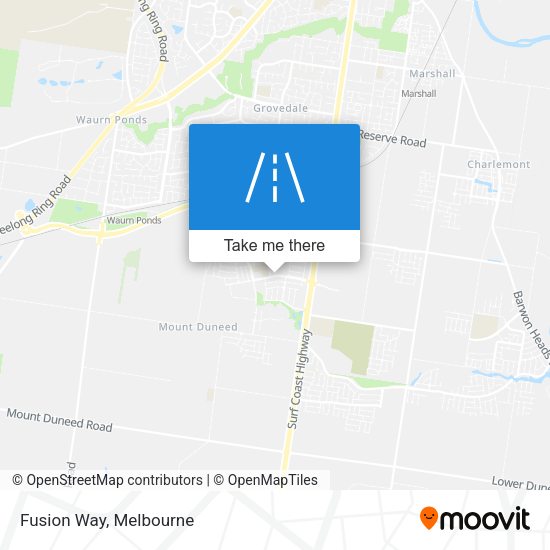 Fusion Way map