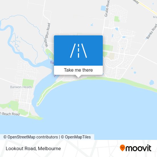 Lookout Road map