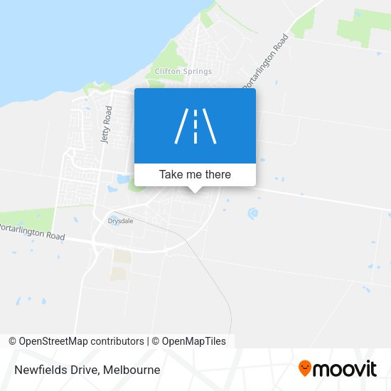 Newfields Drive map