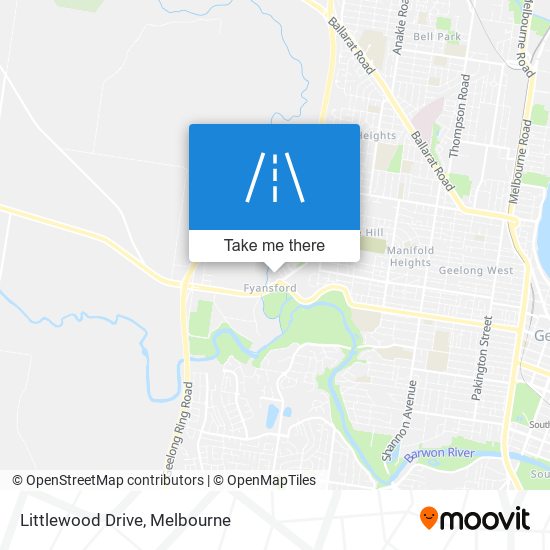 Littlewood Drive map