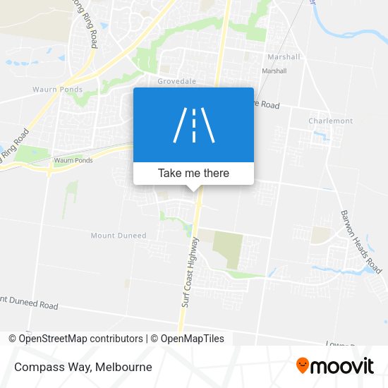 Compass Way map