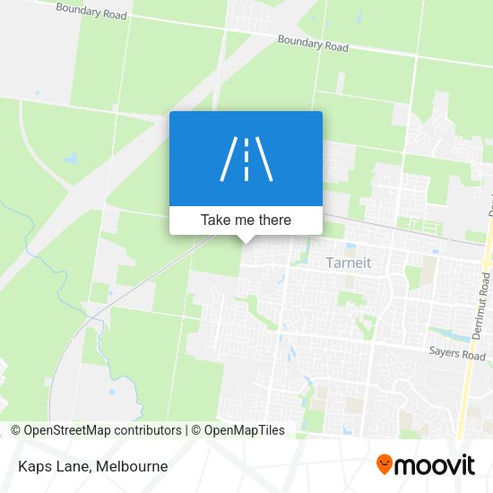 Kaps Lane map