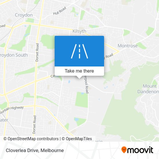Cloverlea Drive map