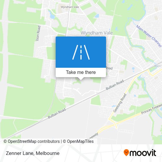 Zenner Lane map