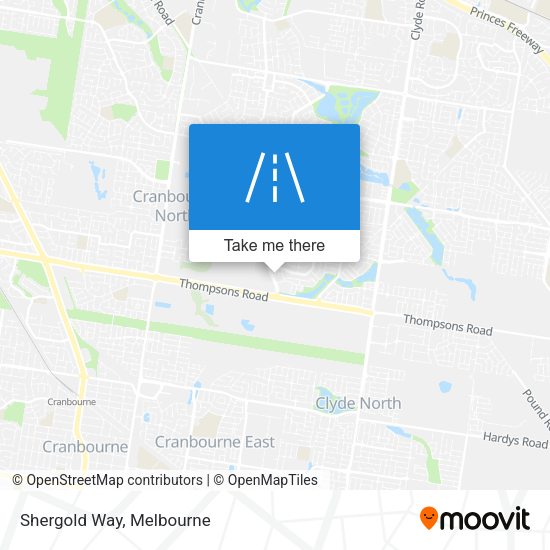 Shergold Way map