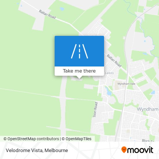 Velodrome Vista map