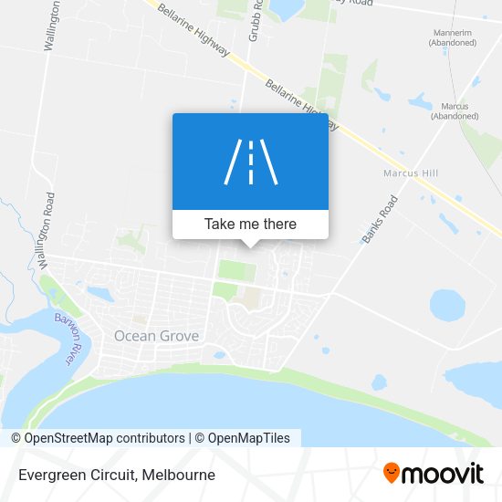 Evergreen Circuit map