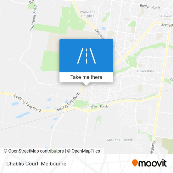 Chablis Court map