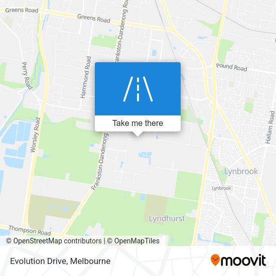 Evolution Drive map