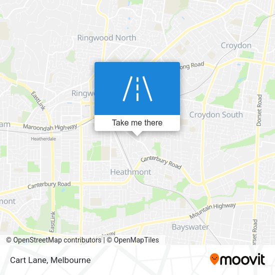 Cart Lane map