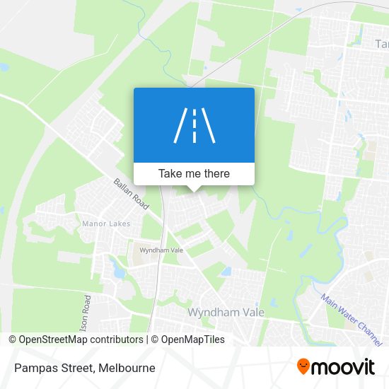Pampas Street map