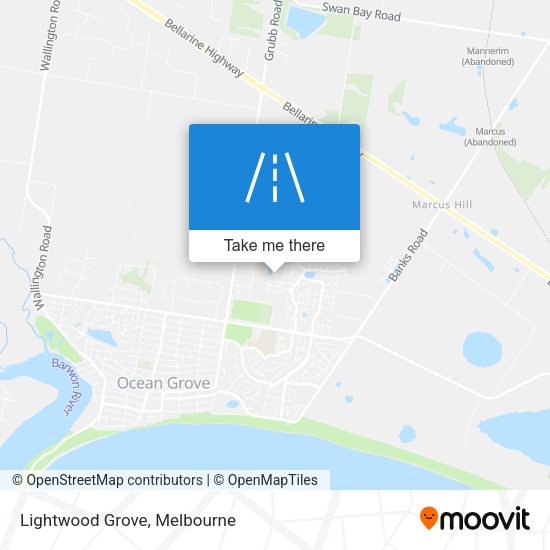Lightwood Grove map