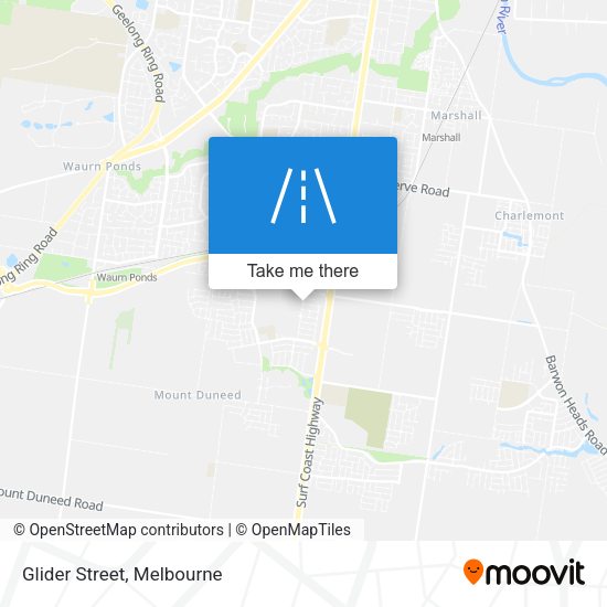 Glider Street map