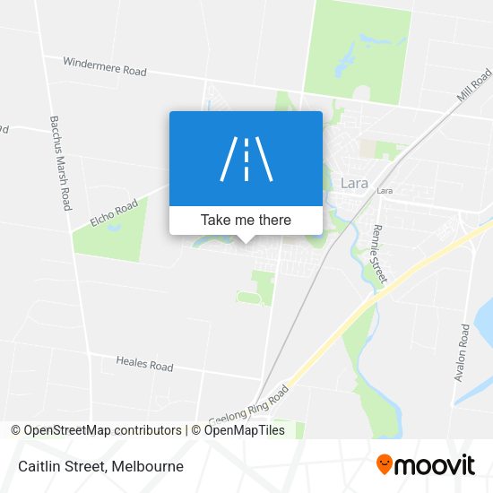 Caitlin Street map