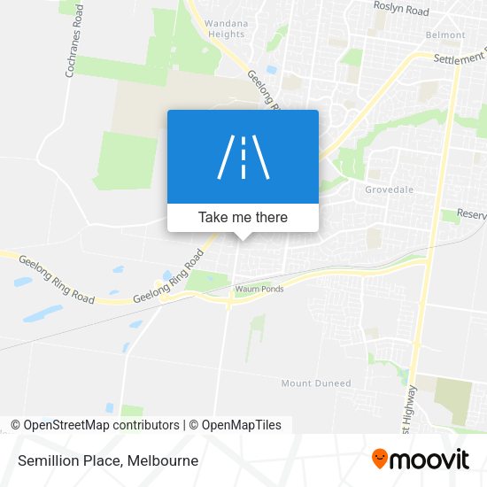 Semillion Place map
