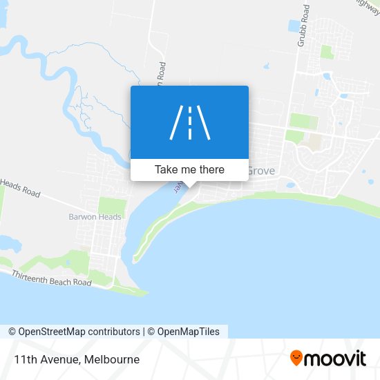 11th Avenue map