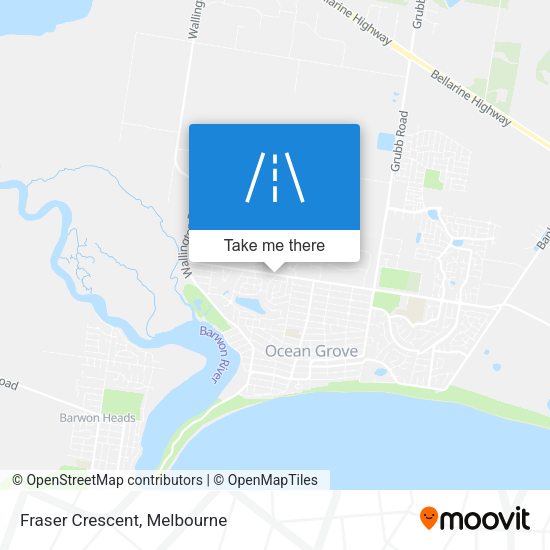 Fraser Crescent map