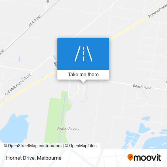 Hornet Drive map