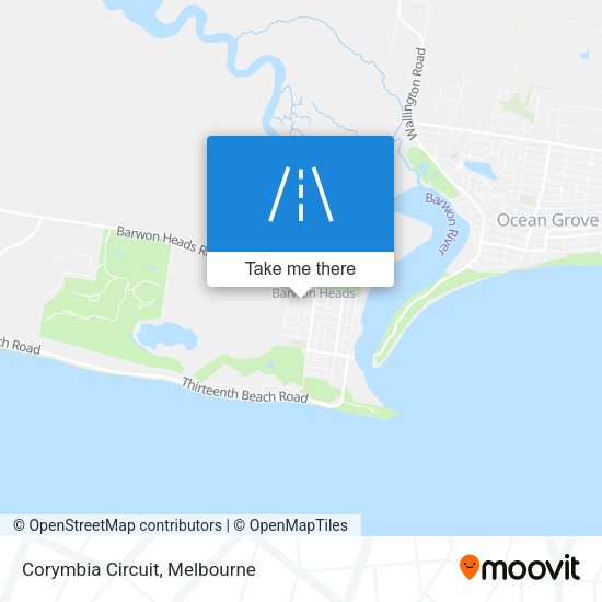 Corymbia Circuit map