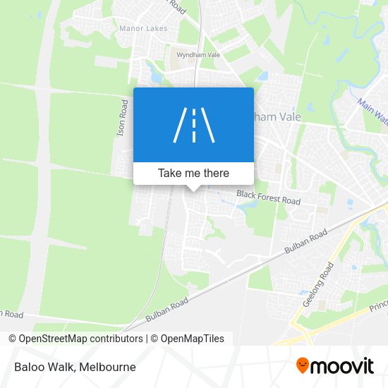 Baloo Walk map
