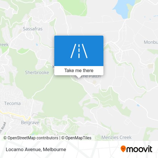 Locarno Avenue map