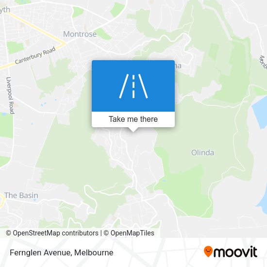 Fernglen Avenue map