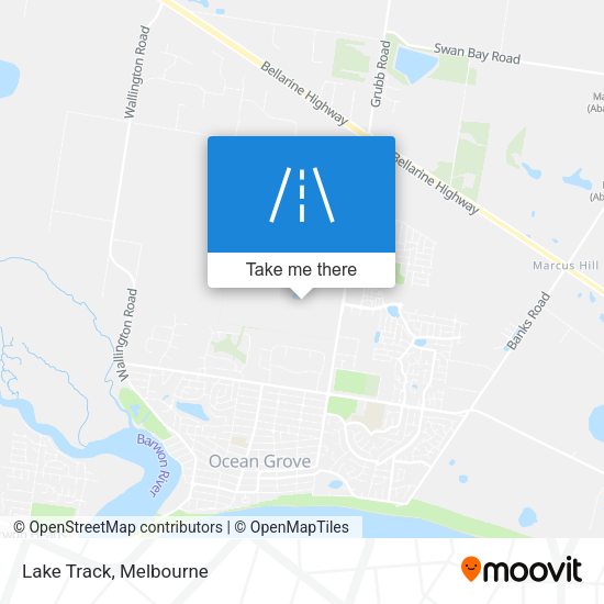 Lake Track map
