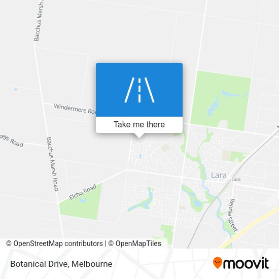 Botanical Drive map