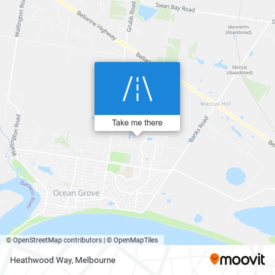Heathwood Way map