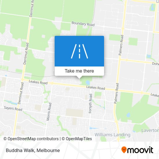 Buddha Walk map