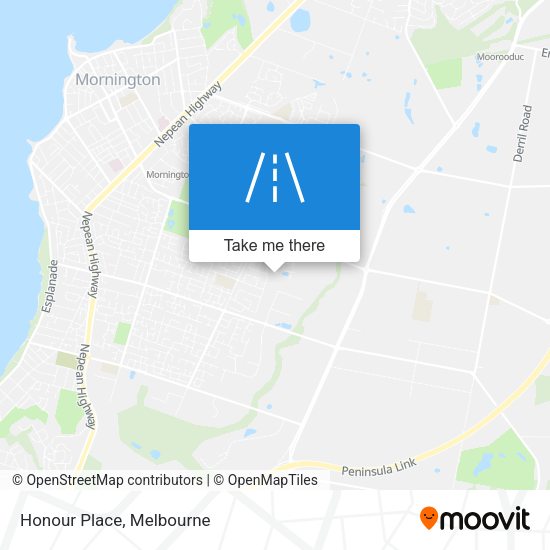 Honour Place map