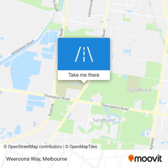 Weeroona Way map